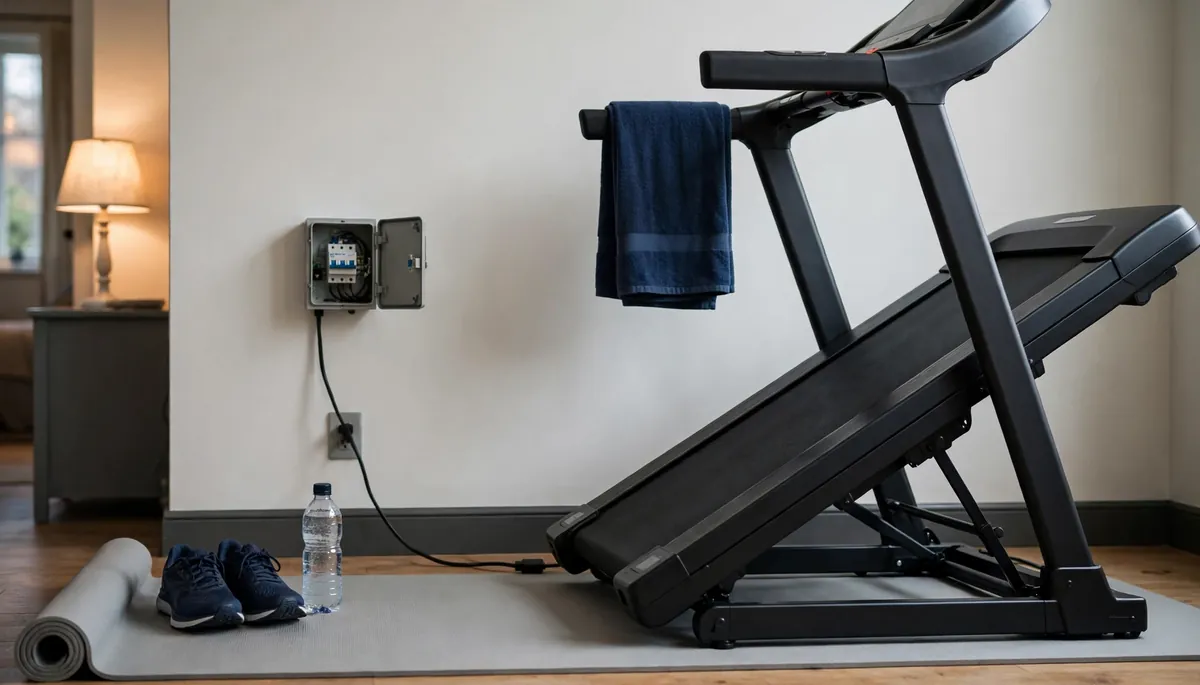 Disjoncteur ou fusible de réinitialisation sur un tapis de course