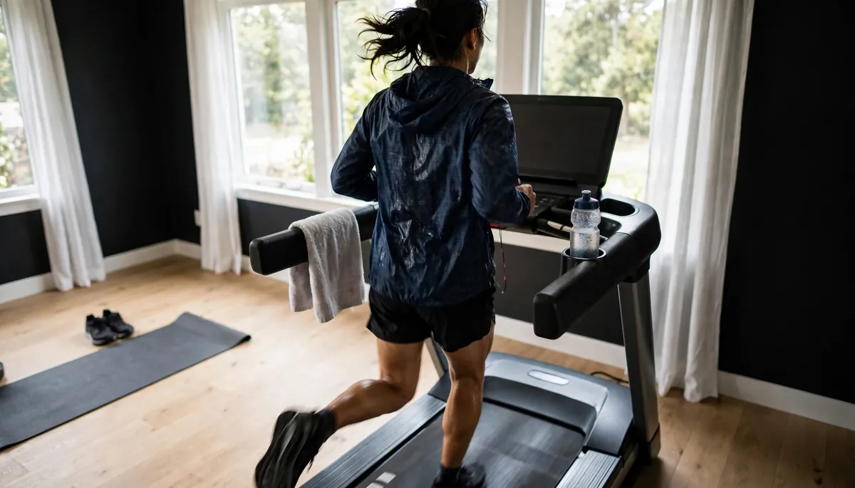 Entraînement marathon sur tapis de course